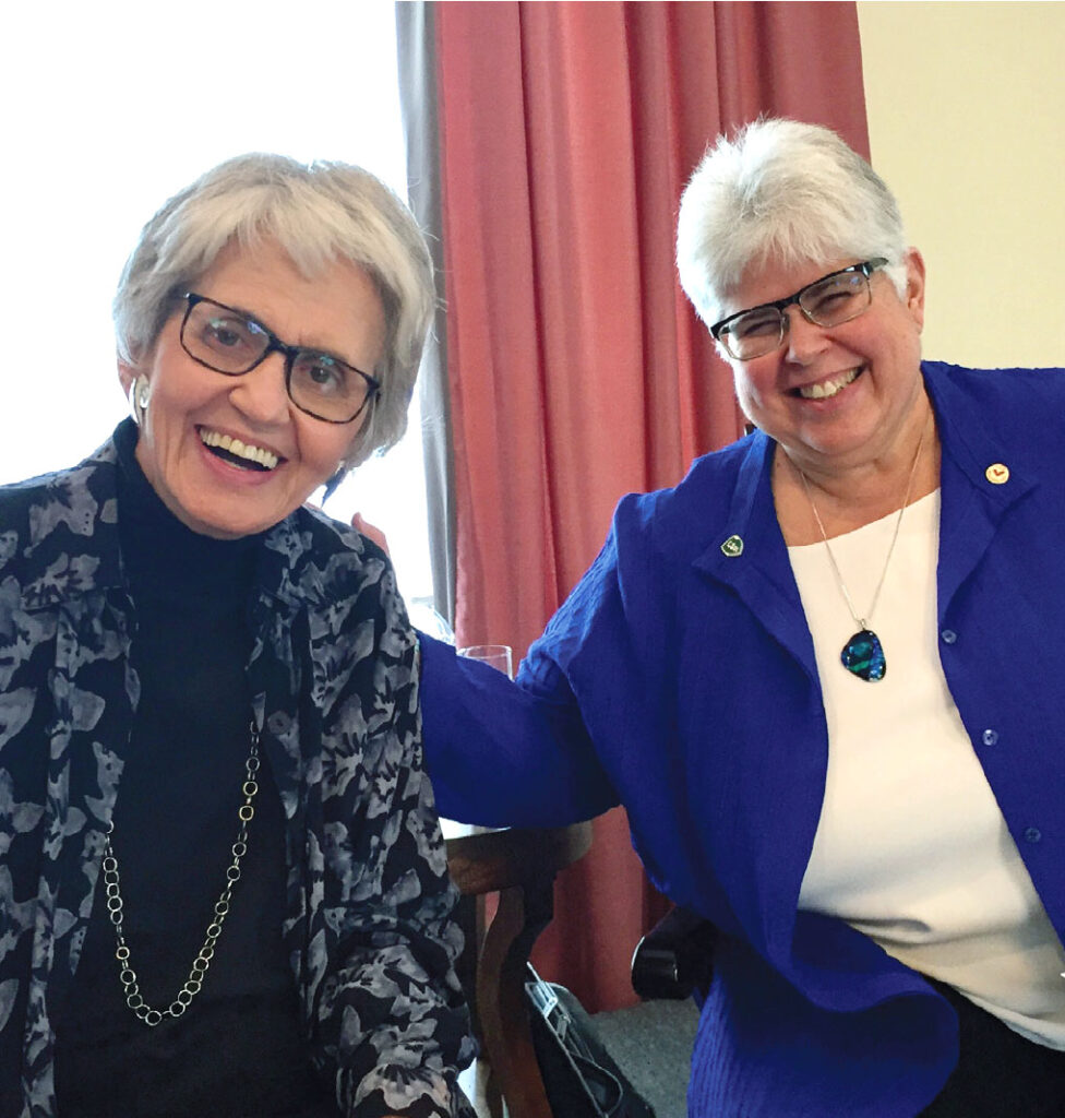 Dr. Rachel Remen and Dr. Evangeline Andarsio